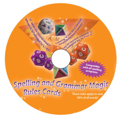 spelling and grammar cd of cards